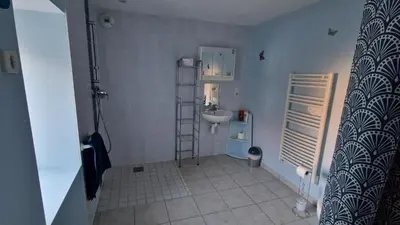 Salle de bains dans l'établissement Les lauriers