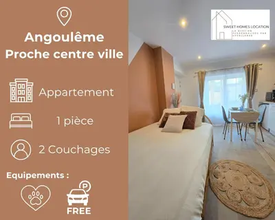 Plan de l'établissement S2 SWEET HOMES I Studio proche centre I Parking inclu