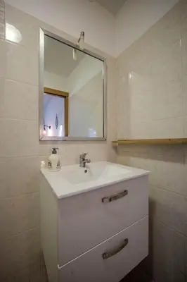 Salle de bains dans l'établissement Appartement Dauphin - Résidence Kiwi