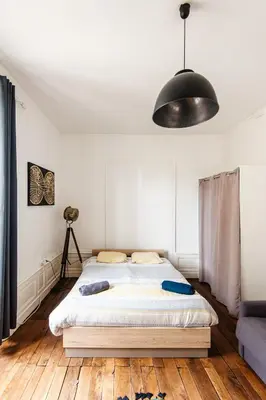 Un ou plusieurs lits dans un hébergement de l'établissement Karijini Apartment 1 bedroom - City Center - Poitiers
