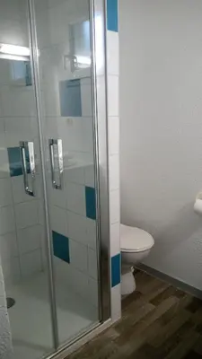 Salle de bains dans l'établissement Les Clés Nature