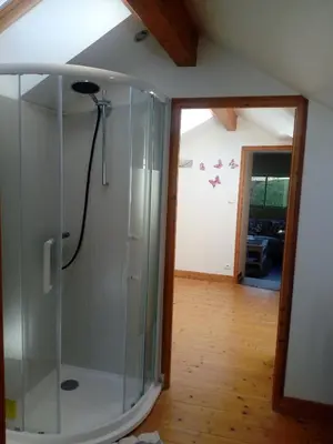 Salle de bains dans l'établissement Herminie