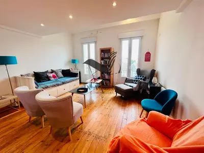 Coin salon dans l'établissement L'impasse des Vagues - Logement tout confort proche des plages