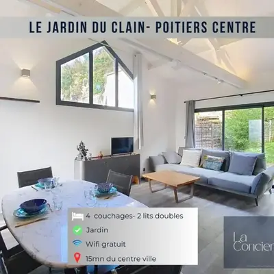 Le Jardin du Clain - Poitiers Centre - LaConciergerie