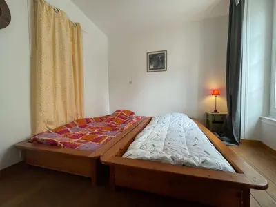 Un ou plusieurs lits dans un hébergement de l'établissement Appt 3 pièces LA ROCHELLE - LR180-030