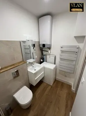 Salle de bains dans l'établissement Le Voltaire