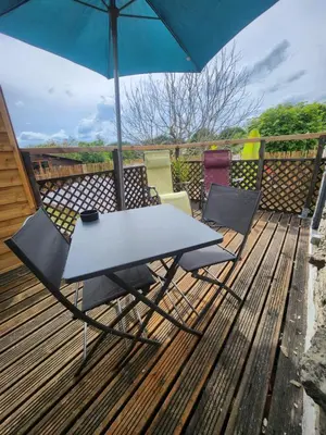 Balcon ou terrasse dans l'établissement La maisonnette du marais