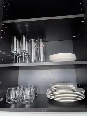 Cuisine ou kitchenette dans l'établissement El Castillo Face au Château et Climatisé