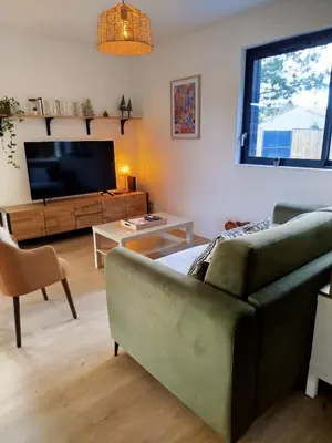 Télévision ou salle de divertissement dans l'établissement Gîte des Peupliers