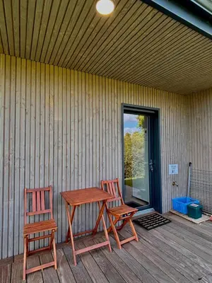 Terrasse ou espace extérieur de l'établissement Gîte des Peupliers