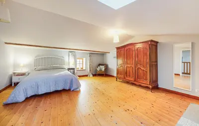 Un ou plusieurs lits dans un hébergement de l'établissement Pet Friendly Home In Nere