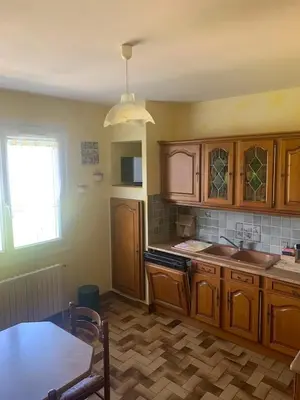 Cuisine ou kitchenette dans l'établissement Chez Frédérique