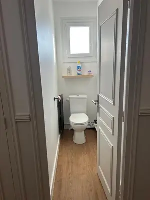 Salle de bains dans l'établissement Jumapi house