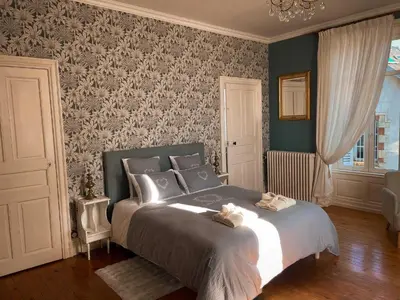 Un ou plusieurs lits dans un hébergement de l'établissement Château Maranne