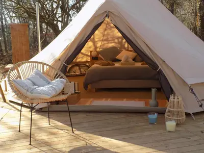 Plan de l'établissement Tente luxe avec jacuzzi vue lac 3