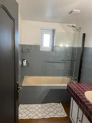 Salle de bains dans l'établissement Country home
