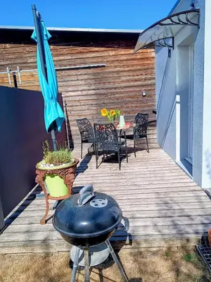 Terrasse ou espace extérieur de l'établissement Le Ch'ti Tonnay