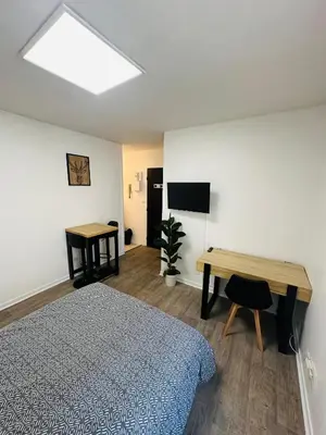 Télévision ou salle de divertissement dans l'établissement Studio cosy plein centre & parking à proximité