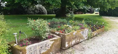 Jardin de l'établissement Gîte Garouille