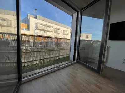 Balcon ou terrasse dans l'établissement Studio tout équipé, fonctionnel avec parking privatif