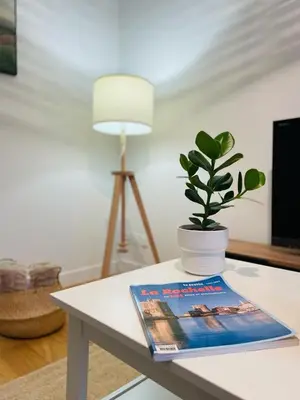 Télévision ou salle de divertissement dans l'établissement Cozy apartment Chez Simone