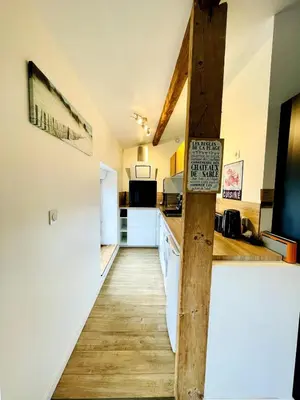 Cuisine ou kitchenette dans l'établissement L'Atelier - Coeur de ville
