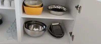 Cuisine ou kitchenette dans l'établissement Au fief du château