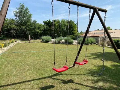 Jardin de l'établissement Les Deux Marronniers Bataille