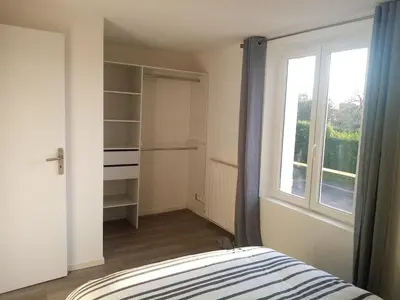 Un ou plusieurs lits dans un hébergement de l'établissement Le Gîte de Lyli