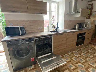 Cuisine ou kitchenette dans l'établissement La Petite Grande Maison près de Chauvigny