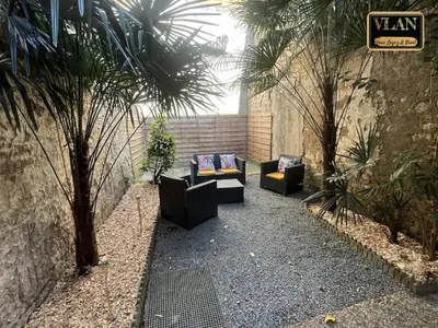 Jardin de l'établissement La Belle Citronnelle Appartement avec Jardin en Centre Ville