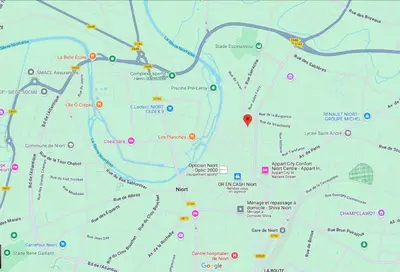 Plan de l'établissement La Belle Citronnelle Appartement avec Jardin en Centre Ville