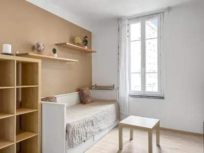Coin salon dans l'établissement Studio Lumineux Au Cœur de Saintes