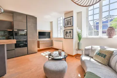 Cuisine ou kitchenette dans l'établissement Maison du bonheur #Haut de Gamme