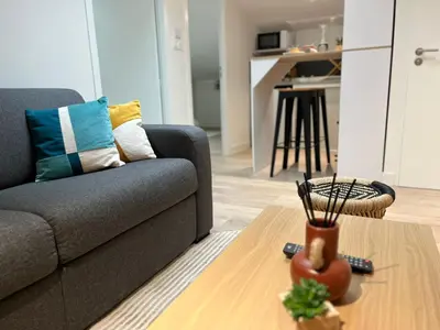 Coin salon dans l'établissement Le Cocon Niortais
