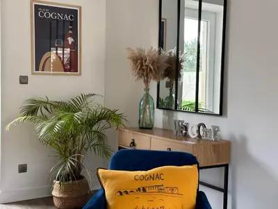 Coin salon dans l'établissement Le Chai des Mullons