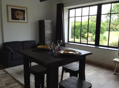 Coin salon dans l'établissement La Grange d'Aunis