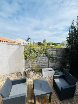 Coin salon dans l'établissement Appartement Le Transbordeur