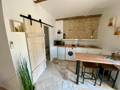 Cuisine ou kitchenette dans l'établissement gite la Chauvinière 3
