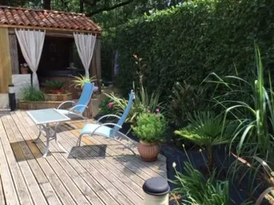 Jardin de l'établissement Gîte Les Iris