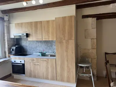 Cuisine ou kitchenette dans l'établissement Countryside Gîte