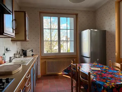 Cuisine ou kitchenette dans l'établissement Havre de paix cosy avec jardin proche du centre-ville de Poitiers