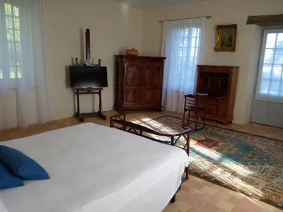 Un ou plusieurs lits dans un hébergement de l'établissement Chateau De Champdolent