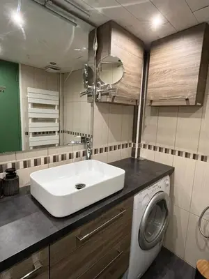 Salle de bains dans l'établissement Charmant appartement au coeur de la ville