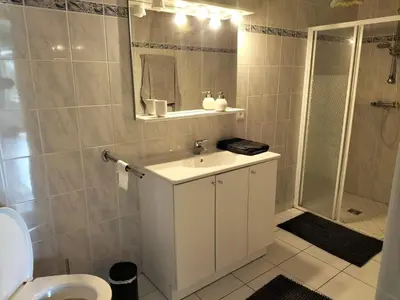 Salle de bains dans l'établissement Studio in all its simplicity