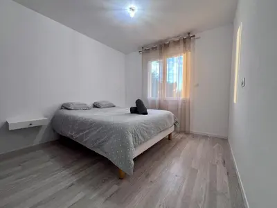 Un ou plusieurs lits dans un hébergement de l'établissement Maison 6 personnes