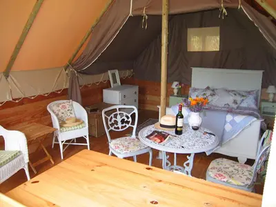Coin salon dans l'établissement Orchid Lodge-The Good Life in France