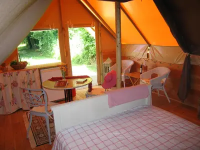 Un ou plusieurs lits dans un hébergement de l'établissement Peony Lodge - The Good Life in France