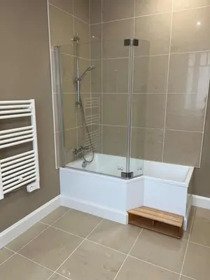 Salle de bains dans l'établissement Appartement Quartier Jardin Public