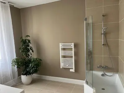 Salle de bains dans l'établissement Appartement Quartier Jardin Public